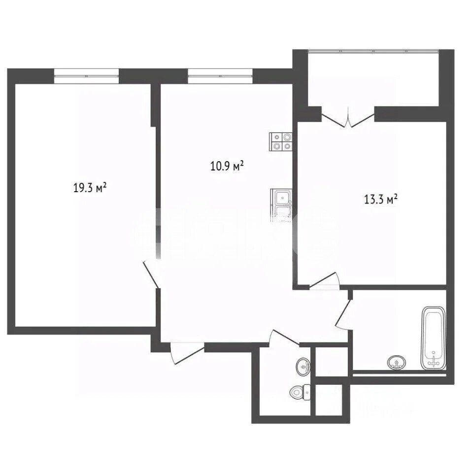 Фото №22: 2-комнатная квартира <span class="whitespace-nowrap">57 м²</span>, <span class="whitespace-nowrap">9/15 эт.</span> - Москва, ул. Дмитровское шоссе, 55А