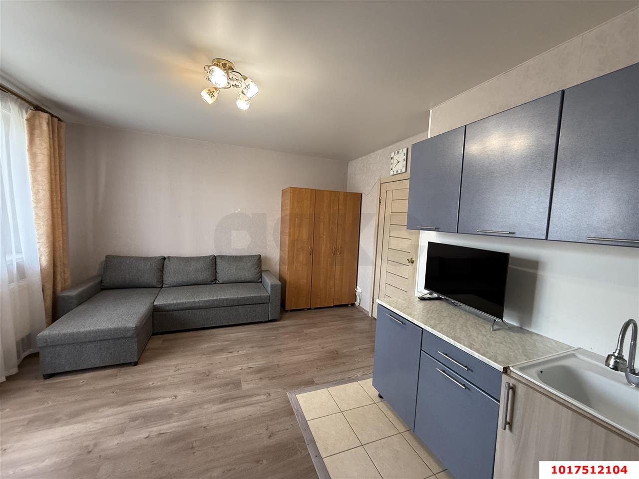 Фото №4: Студия <span class="whitespace-nowrap">29 м²</span>, <span class="whitespace-nowrap">5/9 эт.</span> - Краснодар, Прикубанский внутригородской округ, мкр. жилой комплекс Спортивная Деревня, ул. Западный Обход, 42к8