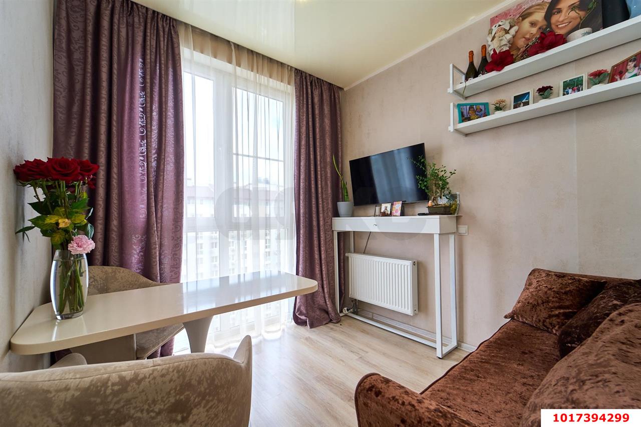 Фото №6: 1-комнатная квартира <span class="whitespace-nowrap">41 м²</span>, <span class="whitespace-nowrap">10/13 эт.</span> - Краснодар, Прикубанский внутригородской округ, Фестивальный, мкр. Солнечный, ул. имени Симиренко, 43