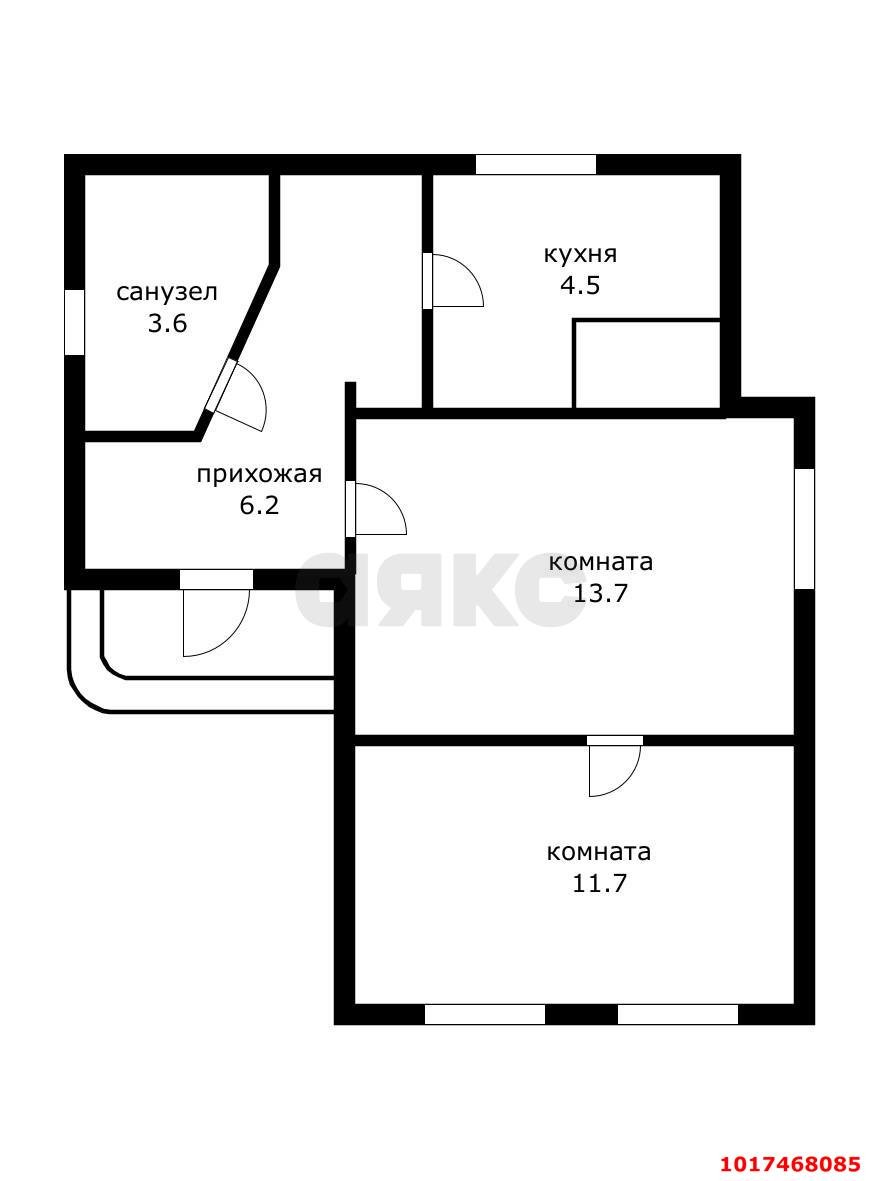Фото №11: Дом <span class="whitespace-nowrap">39 м²</span> <span class="whitespace-nowrap">+ 4.1 сот.</span>, <span class="whitespace-nowrap">1 эт.</span> - СНТ Заводское, мкр. Прикубанский внутригородской округ, ул. Роз, 32