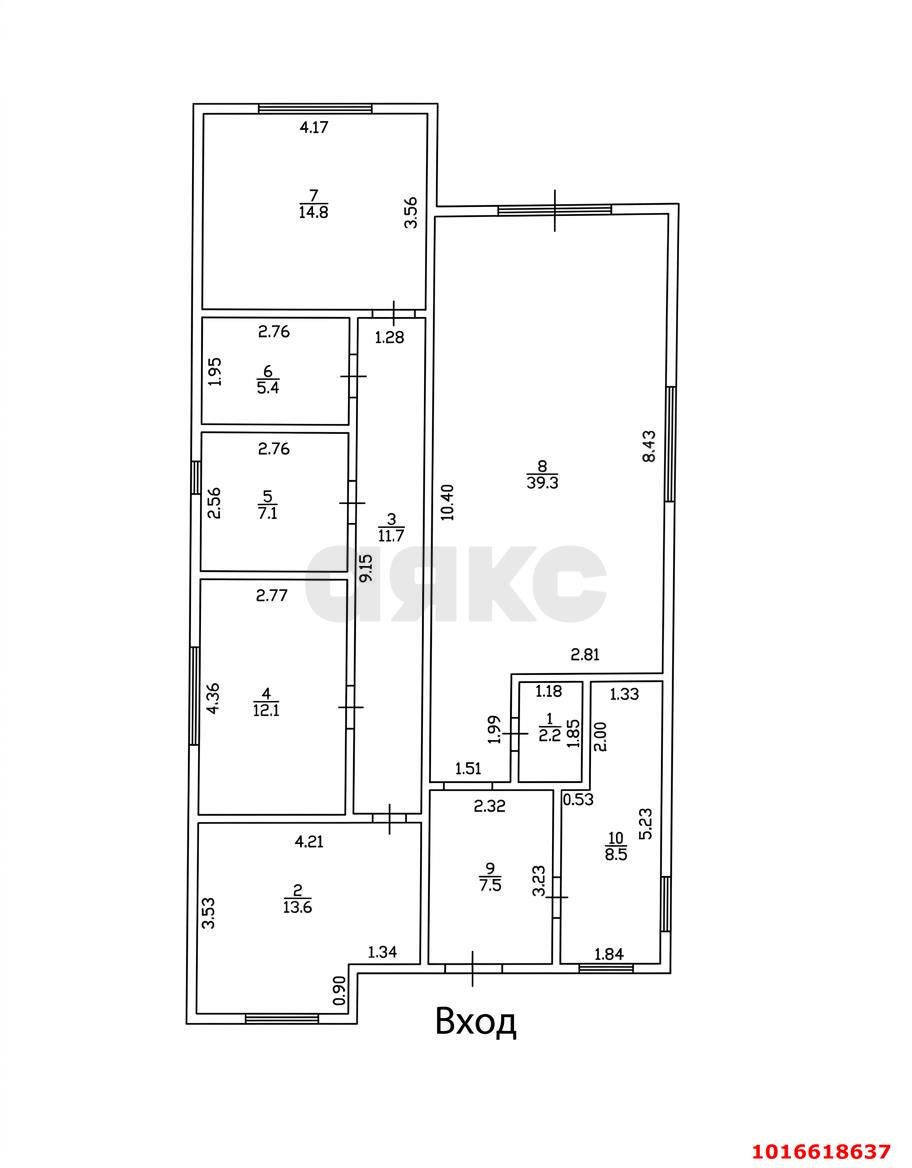 Фото №6: Дом <span class="whitespace-nowrap">129 м²</span> <span class="whitespace-nowrap">+ 4 сот.</span>, <span class="whitespace-nowrap">1 эт.</span> - Краснодар, Прикубанский внутригородской округ, мкр. КП Близкий, ул. имени Ивана Дударя, 3
