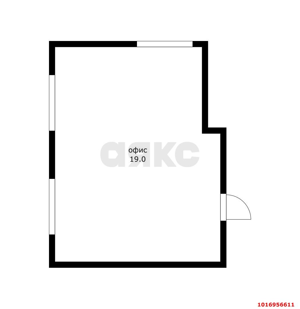 Фото №3: Офисное помещение <span class="whitespace-nowrap">20 м²</span>, <span class="whitespace-nowrap">1/3 эт.</span> - Краснодар, Карасунский внутригородской округ, Черёмушки, мкр. Дубинка, ул. Маяковского, 160