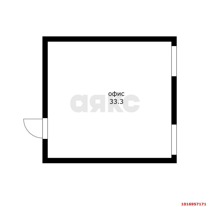Фото №3: Офисное помещение <span class="whitespace-nowrap">33 м²</span>, <span class="whitespace-nowrap">2/3 эт.</span> - Краснодар, Карасунский внутригородской округ, Черёмушки, мкр. Дубинка, ул. Маяковского, 160