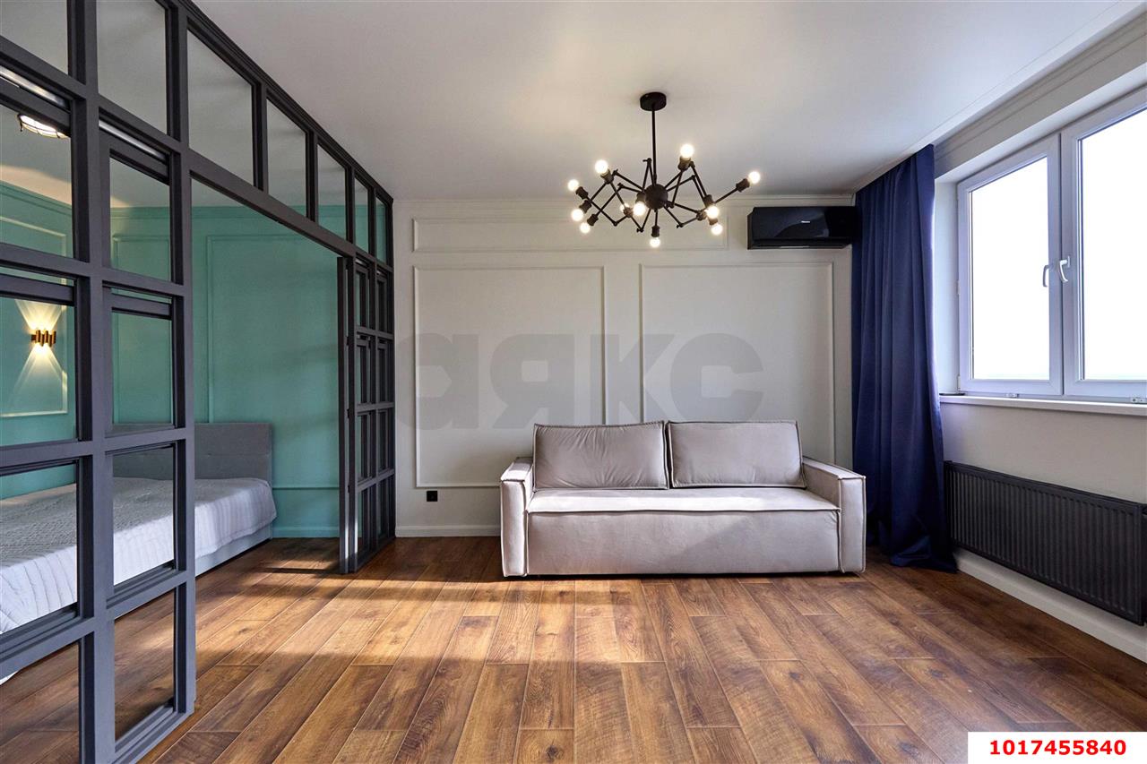 Фото №5: 1-комнатная квартира <span class="whitespace-nowrap">39 м²</span>, <span class="whitespace-nowrap">10/12 эт.</span> - Краснодар, Прикубанский внутригородской округ, Фестивальный, мкр. Солнечный, ул. имени Симиренко, 45