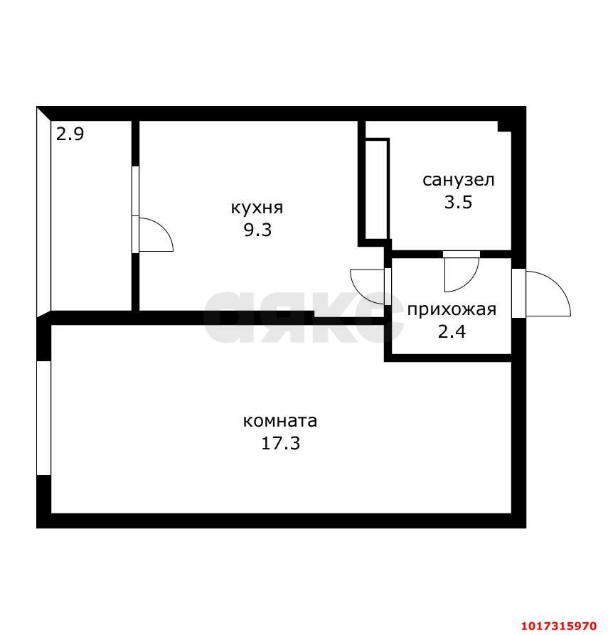 Фото №10: 1-комнатная квартира <span class="whitespace-nowrap">35 м²</span>, <span class="whitespace-nowrap">16/24 эт.</span> - Краснодар, Прикубанский внутригородской округ, мкр. Парк Победы, ул. Героя Пешкова, 14