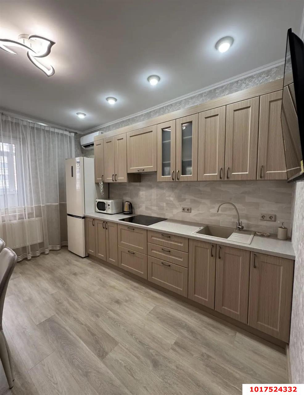 Фото №8: 1-комнатная квартира <span class="whitespace-nowrap">48 м²</span>, <span class="whitespace-nowrap">7/16 эт.</span> - Краснодар, Прикубанский внутригородской округ, 9-й километр, мкр. ЖК Валентина, ул. имени Дзержинского, 64/2