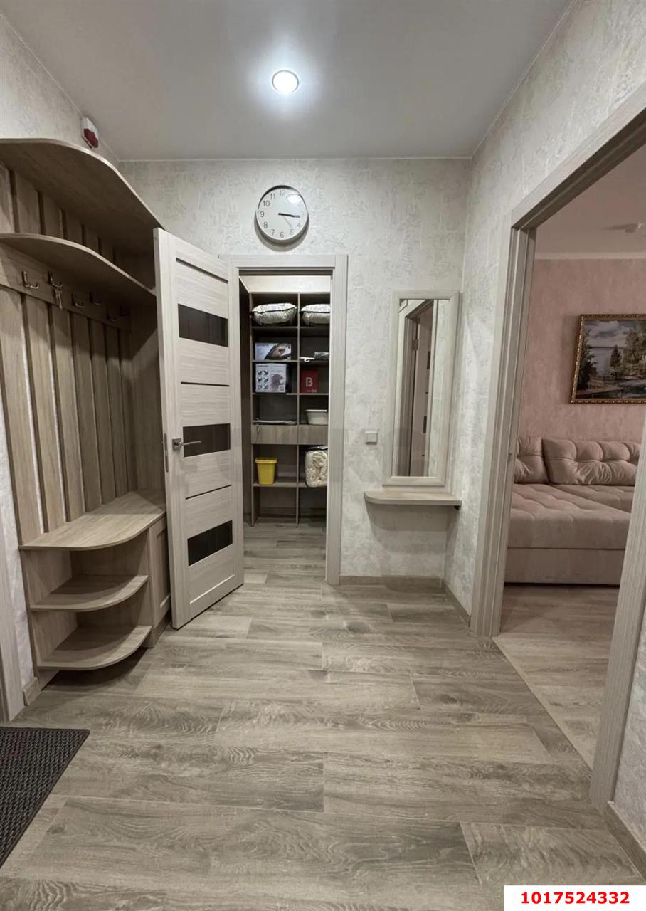Фото №6: 1-комнатная квартира <span class="whitespace-nowrap">48 м²</span>, <span class="whitespace-nowrap">7/16 эт.</span> - Краснодар, Прикубанский внутригородской округ, 9-й километр, мкр. ЖК Валентина, ул. имени Дзержинского, 64/2