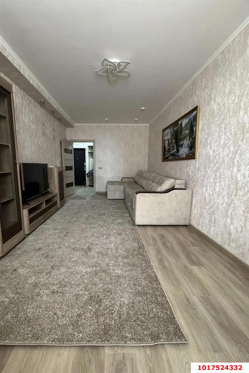 Фото №3: 1-комнатная квартира <span class="whitespace-nowrap">48 м²</span>, <span class="whitespace-nowrap">7/16 эт.</span> - Краснодар, Прикубанский внутригородской округ, 9-й километр, мкр. ЖК Валентина, ул. имени Дзержинского, 64/2