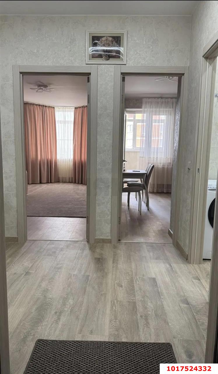 Фото №2: 1-комнатная квартира <span class="whitespace-nowrap">48 м²</span>, <span class="whitespace-nowrap">7/16 эт.</span> - Краснодар, Прикубанский внутригородской округ, 9-й километр, мкр. ЖК Валентина, ул. имени Дзержинского, 64/2