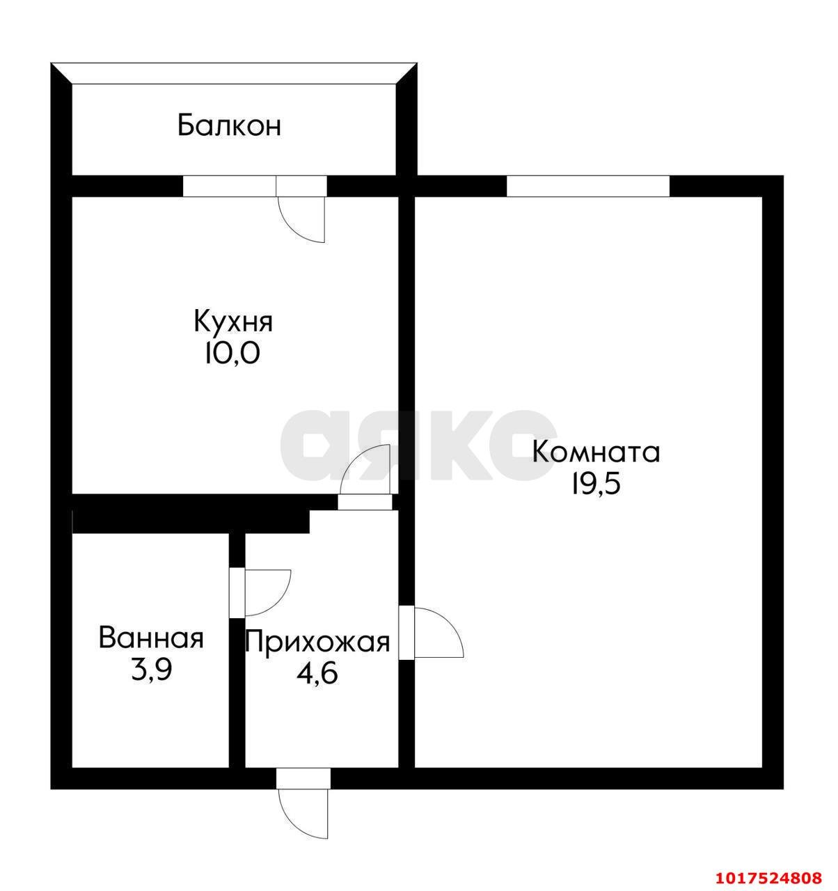 Фото №14: 1-комнатная квартира <span class="whitespace-nowrap">34 м²</span>, <span class="whitespace-nowrap">14/16 эт.</span> - Краснодар, Прикубанский внутригородской округ, ж/р Восточный, ул. Генерала Трошева, 17