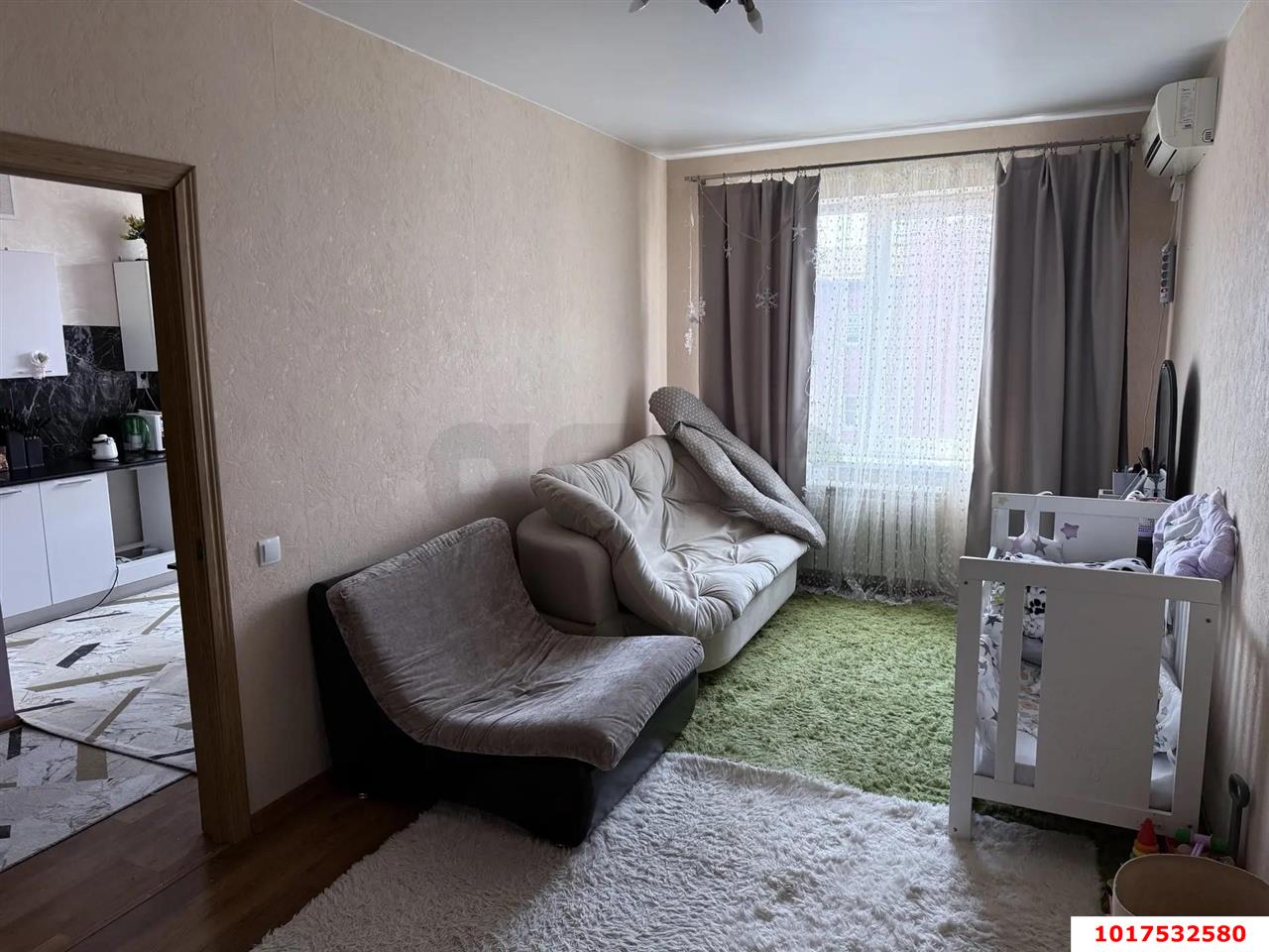 Фото №5: 1-комнатная квартира <span class="whitespace-nowrap">38 м²</span>, <span class="whitespace-nowrap">5/6 эт.</span> - Краснодар, Прикубанский внутригородской округ, мкр. Музыкальный, ул. Агрохимическая, 105