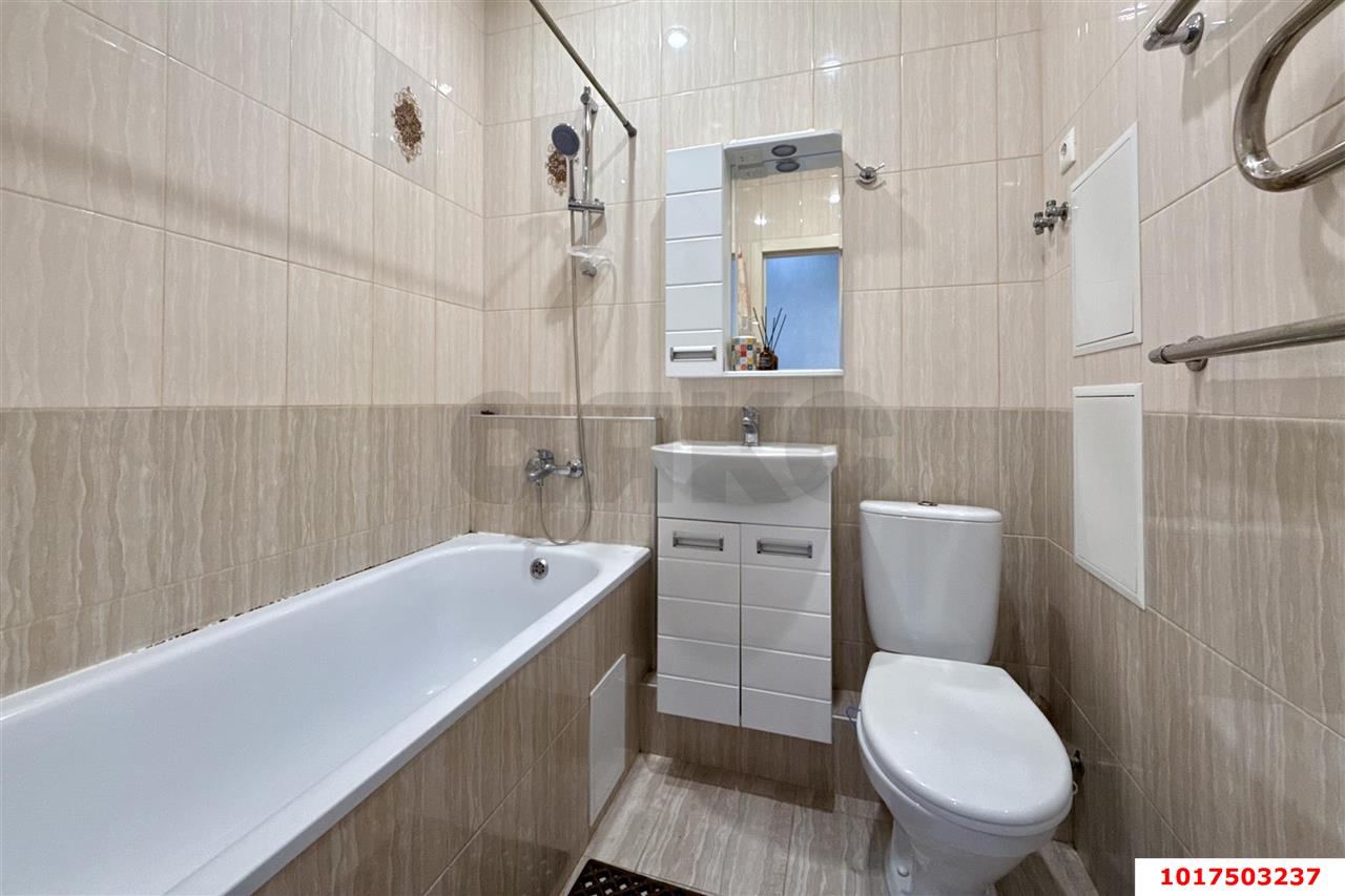 Фото №7: 1-комнатная квартира <span class="whitespace-nowrap">46 м²</span>, <span class="whitespace-nowrap">5/15 эт.</span> - Краснодар, Карасунский внутригородской округ, жилой комплекс Империал, ж/м Пашковский, ул. Леонида Лаврова, 8к1ск4