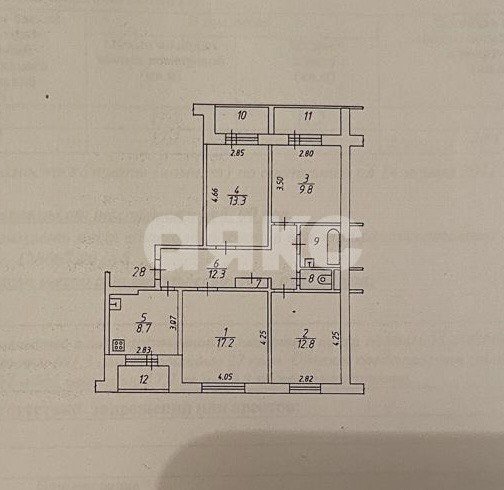 Фото №11: Комната 41 м² - Красногорск, Опалиха, ул. Мира, 9