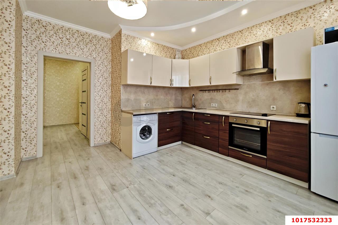 Фото №3: 1-комнатная квартира <span class="whitespace-nowrap">56 м²</span>, <span class="whitespace-nowrap">5/16 эт.</span> - Краснодар, Прикубанский внутригородской округ, Фестивальный, ЖК Екатеринодар, мкр. Солнечный, ул. Архитектора Петина, 18/2