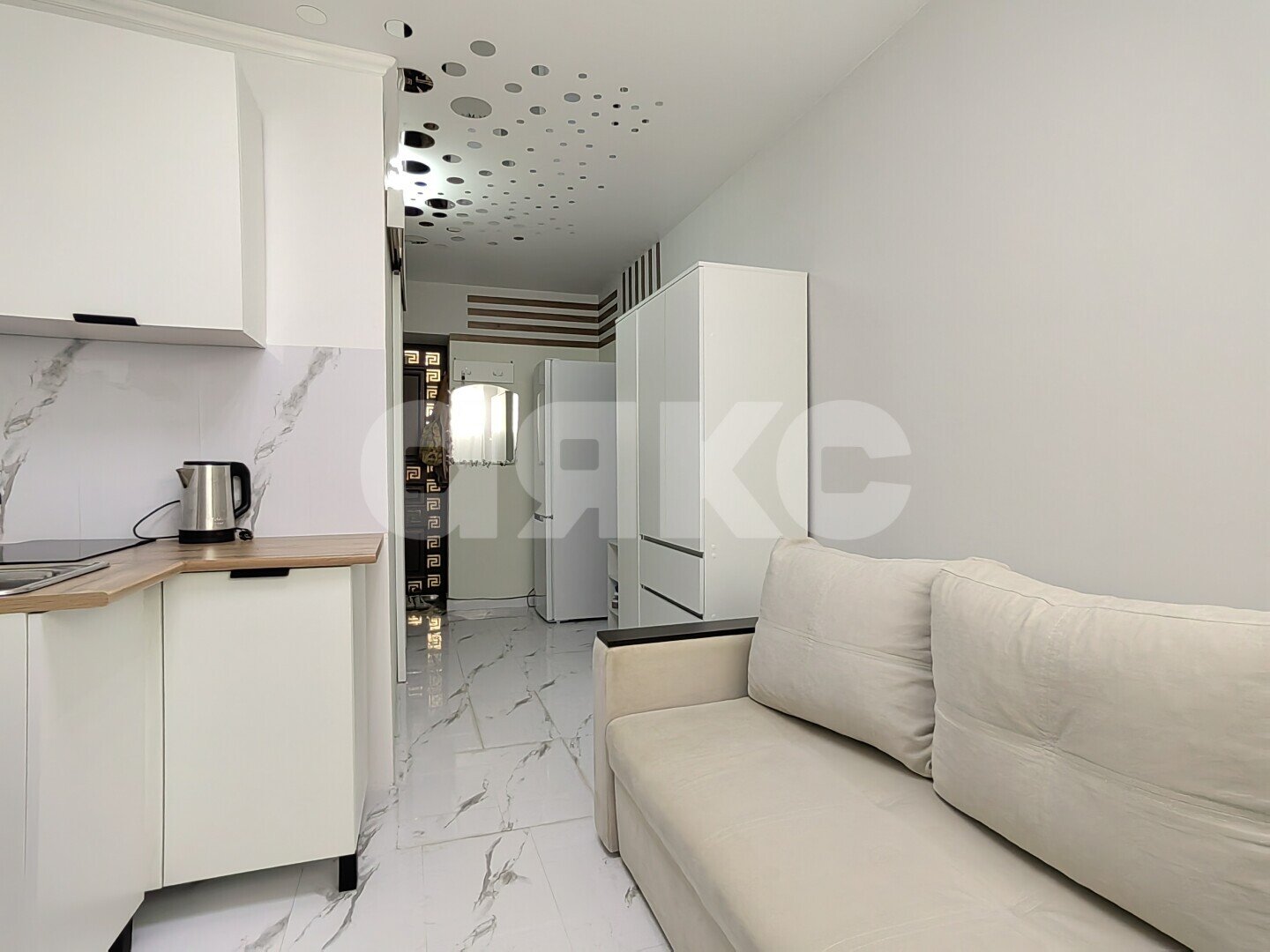 Фото №3: Студия <span class="whitespace-nowrap">16 м²</span>, <span class="whitespace-nowrap">-1/6 эт.</span> - Анапа, ул. Самбурова, 252