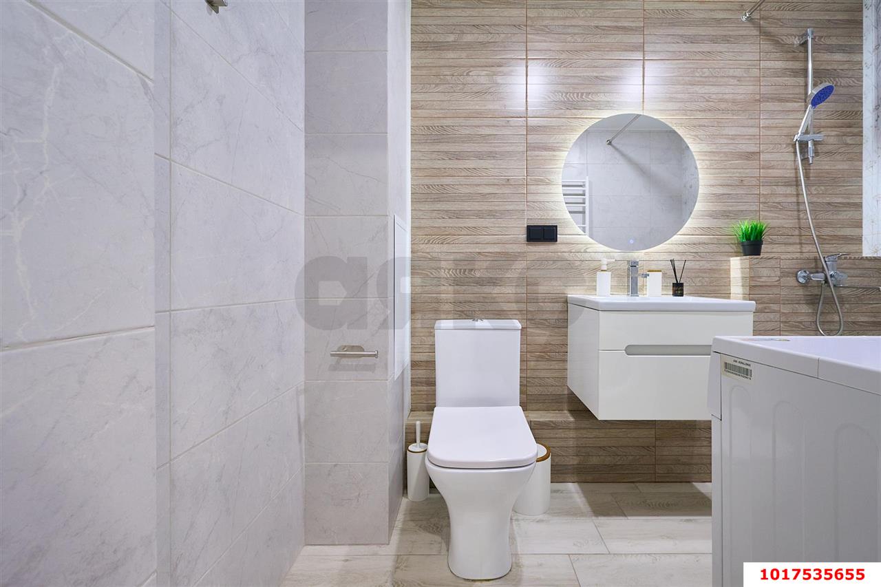 Фото №6: 1-комнатная квартира <span class="whitespace-nowrap">38 м²</span>, <span class="whitespace-nowrap">5/16 эт.</span> - Краснодар, Прикубанский внутригородской округ, мкр. Микрохирургии глаза, ул. Академика Лукьяненко, 26/1