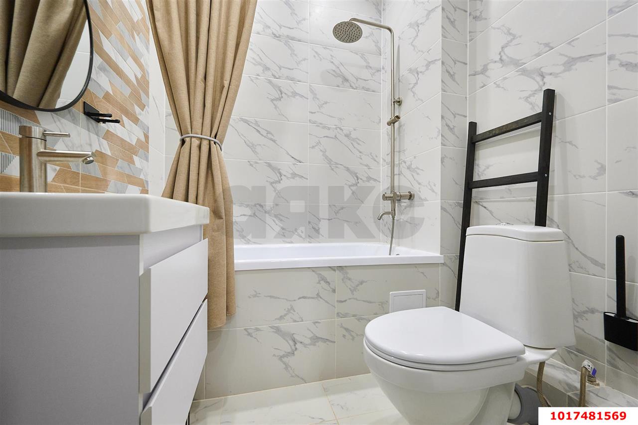 Фото №9: 1-комнатная квартира <span class="whitespace-nowrap">35 м²</span>, <span class="whitespace-nowrap">5/19 эт.</span> - Краснодар, Прикубанский внутригородской округ, мкр. жилой комплекс Самолёт-6, ул. Ивана Беличенко, 92к4