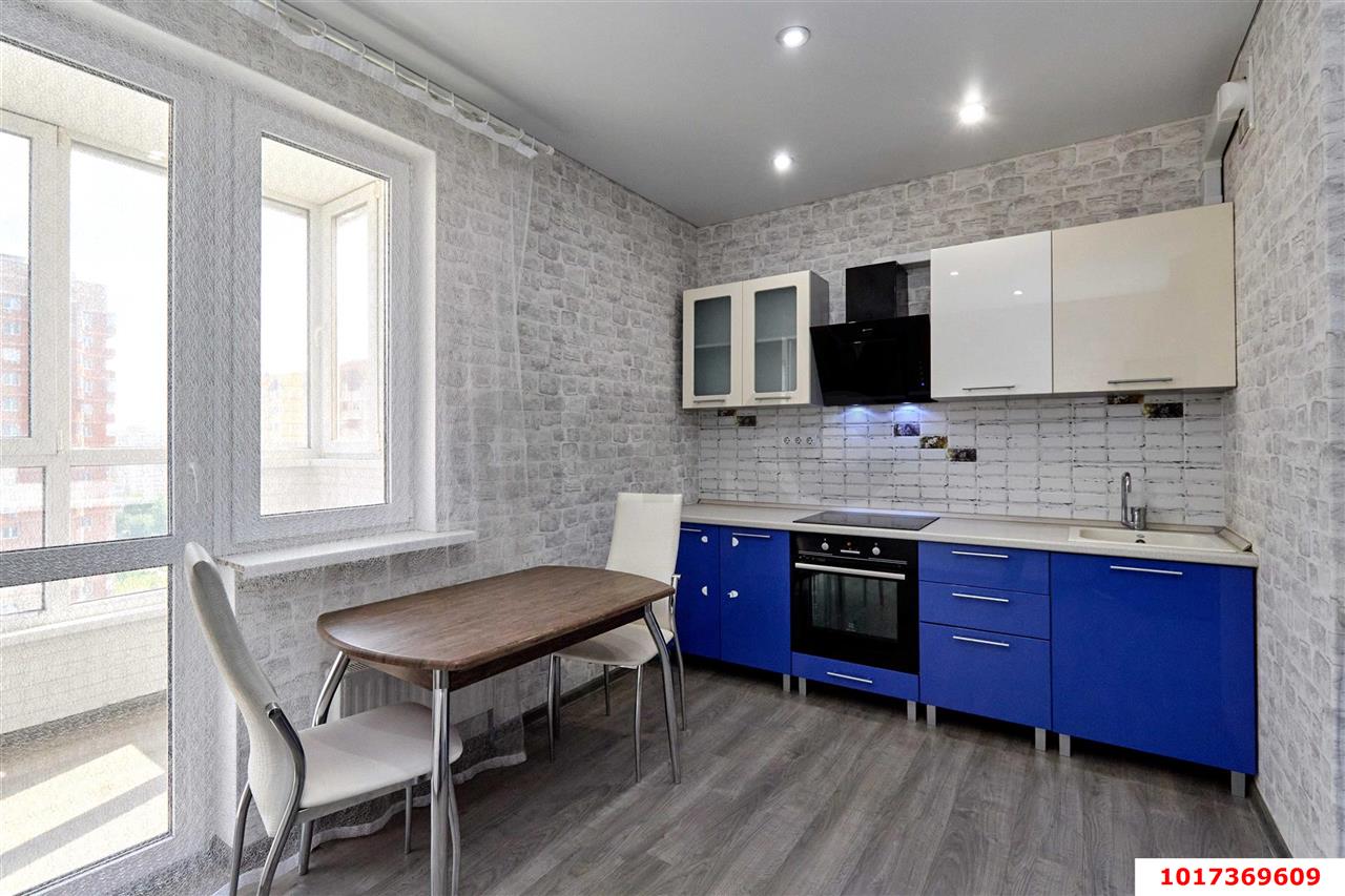 Фото №6: 1-комнатная квартира <span class="whitespace-nowrap">43 м²</span>, <span class="whitespace-nowrap">13/17 эт.</span> - Краснодар, Прикубанский внутригородской округ, Молодёжный, мкр. жилой комплекс Дуэт, ул. Душистая, 77к1