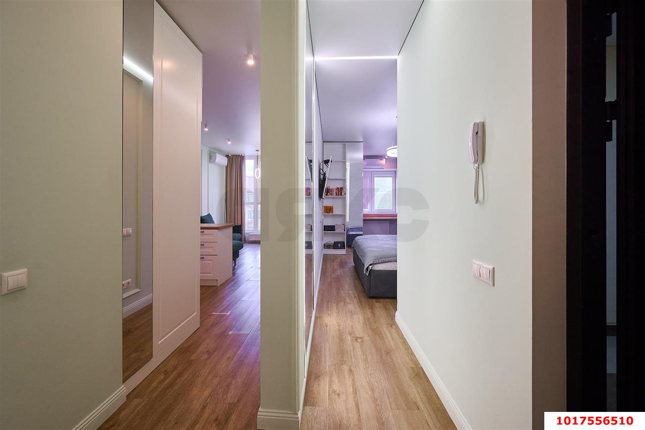 Фото №9: 1-комнатная квартира <span class="whitespace-nowrap">43 м²</span>, <span class="whitespace-nowrap">17/17 эт.</span> - Краснодар, Прикубанский внутригородской округ, Фестивальный, мкр. ЖК Цветы, ул. Круговая, 4Вк5