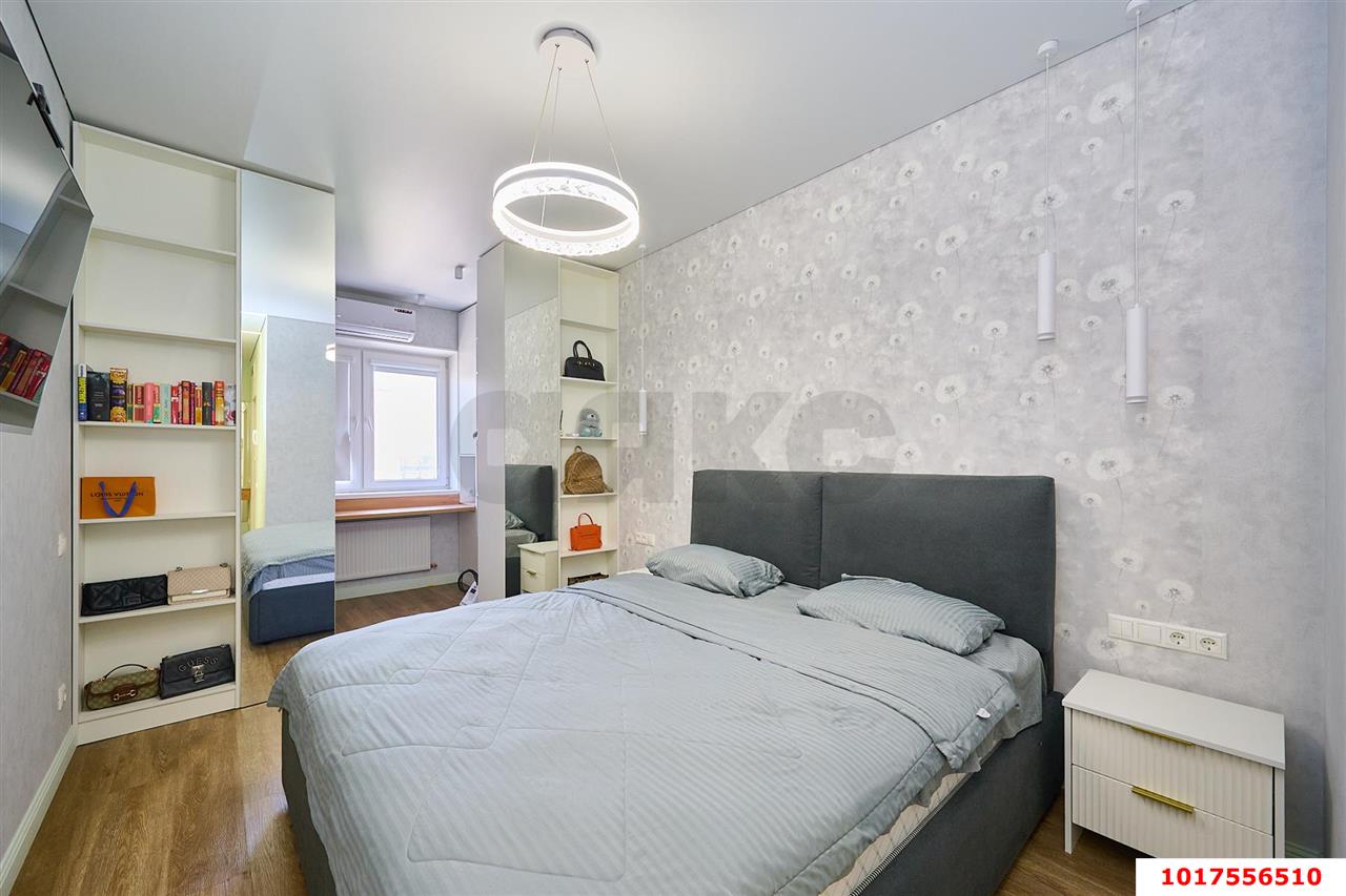 Фото №6: 1-комнатная квартира <span class="whitespace-nowrap">43 м²</span>, <span class="whitespace-nowrap">17/17 эт.</span> - Краснодар, Прикубанский внутригородской округ, Фестивальный, мкр. ЖК Цветы, ул. Круговая, 4Вк5