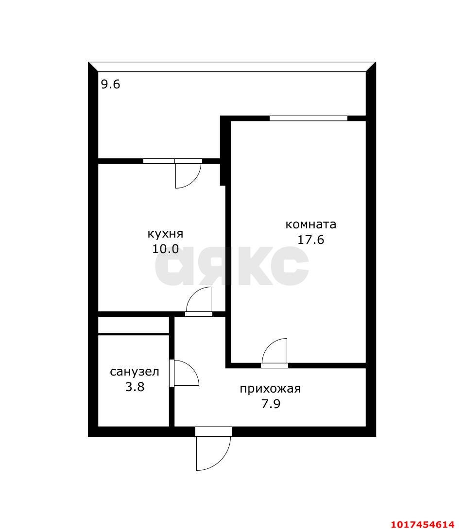 Фото №9: 1-комнатная квартира <span class="whitespace-nowrap">50 м²</span>, <span class="whitespace-nowrap">21/24 эт.</span> - Краснодар, Западный внутригородской округ, Фестивальный, мкр. ЖК Маршал, ул. Гаражная, 87