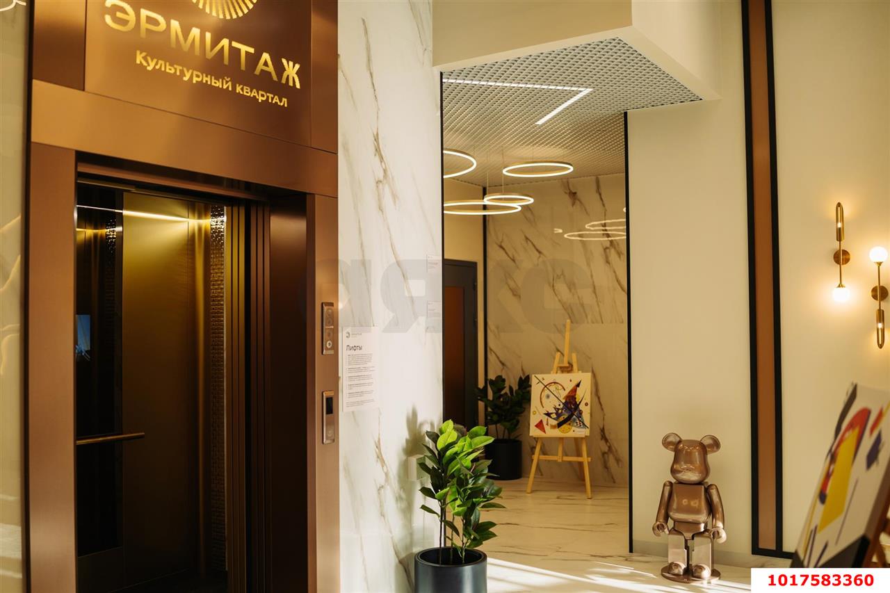 Фото №6: 1-комнатная квартира <span class="whitespace-nowrap">48 м²</span>, <span class="whitespace-nowrap">4/18 эт.</span> - Краснодар, Прикубанский внутригородской округ, мкр. ЖК Эрмитаж, ул. им. Мурата Ахеджака, 20