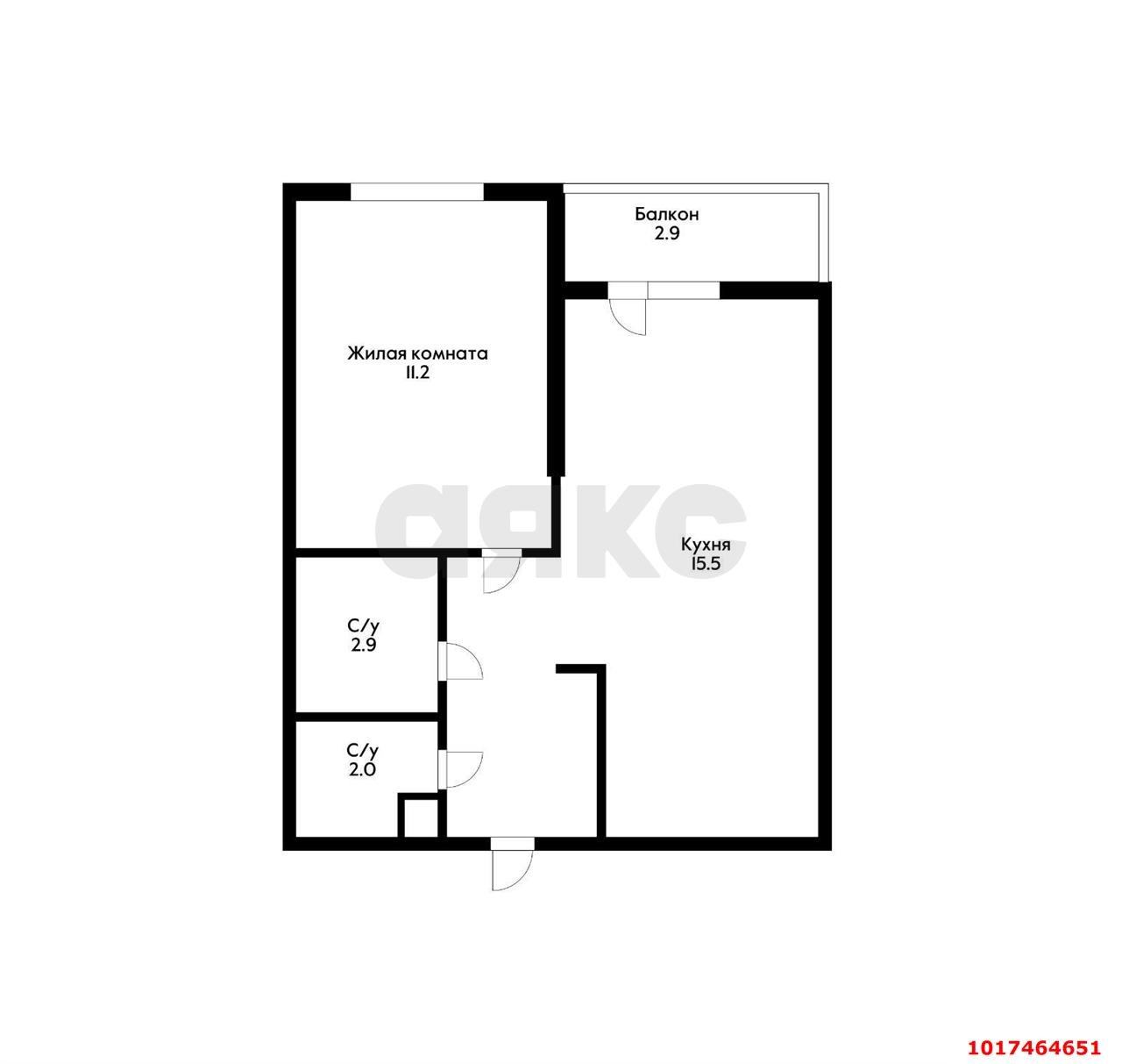 Фото №4: 1-комнатная квартира <span class="whitespace-nowrap">39 м²</span>, <span class="whitespace-nowrap">22/24 эт.</span> - Краснодар, Прикубанский внутригородской округ, мкр. Парк Победы, ул. Героя Пешкова, 14к3