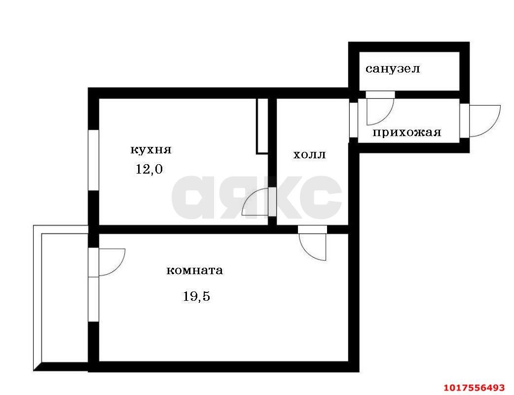 Фото №9: 1-комнатная квартира <span class="whitespace-nowrap">43 м²</span>, <span class="whitespace-nowrap">10/14 эт.</span> - Краснодар, Прикубанский внутригородской округ, мкр. Молодёжный, ул. 3-я Целиноградская, 9