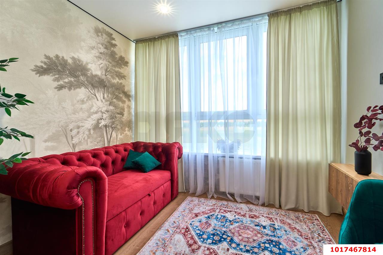 Фото №13: 1-комнатная квартира <span class="whitespace-nowrap">35 м²</span>, <span class="whitespace-nowrap">5/22 эт.</span> - Краснодар, Прикубанский внутригородской округ, Микрохирургии глаза, мкр. жилой комплекс Сограт, ул. Красных Партизан, 4/15