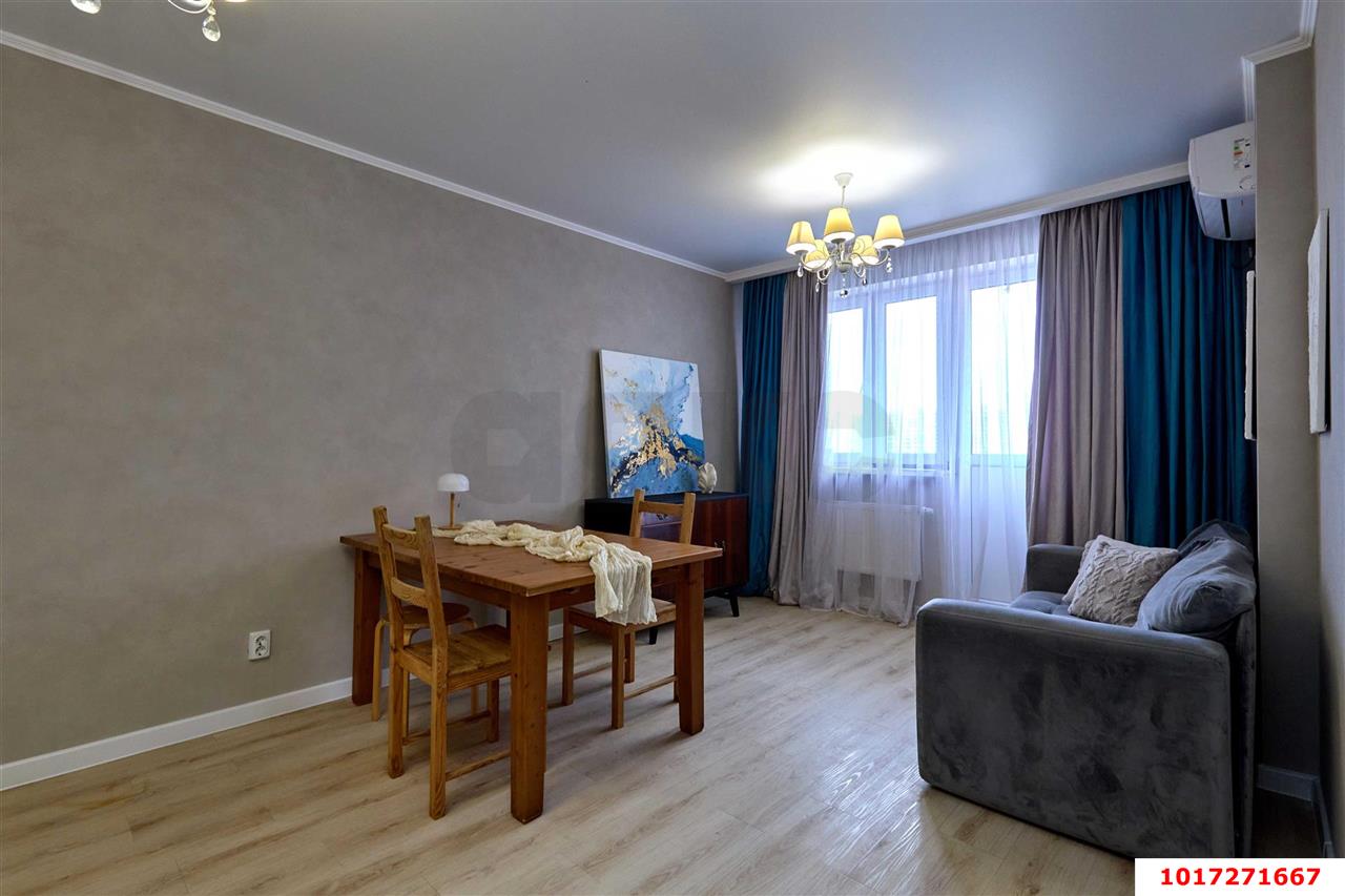 Фото №3: 1-комнатная квартира <span class="whitespace-nowrap">45 м²</span>, <span class="whitespace-nowrap">8/12 эт.</span> - Краснодар, Прикубанский внутригородской округ, мкр. жилой комплекс Спортивная Деревня, ул. Западный Обход, 42к4