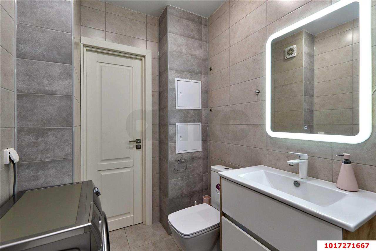 Фото №8: 1-комнатная квартира <span class="whitespace-nowrap">45 м²</span>, <span class="whitespace-nowrap">8/12 эт.</span> - Краснодар, Прикубанский внутригородской округ, мкр. жилой комплекс Спортивная Деревня, ул. Западный Обход, 42к4
