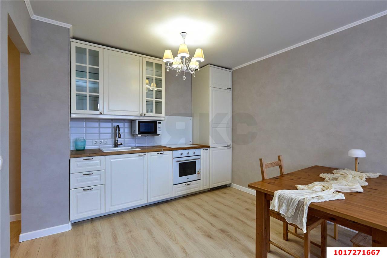 Фото №2: 1-комнатная квартира <span class="whitespace-nowrap">45 м²</span>, <span class="whitespace-nowrap">8/12 эт.</span> - Краснодар, Прикубанский внутригородской округ, мкр. жилой комплекс Спортивная Деревня, ул. Западный Обход, 42к4