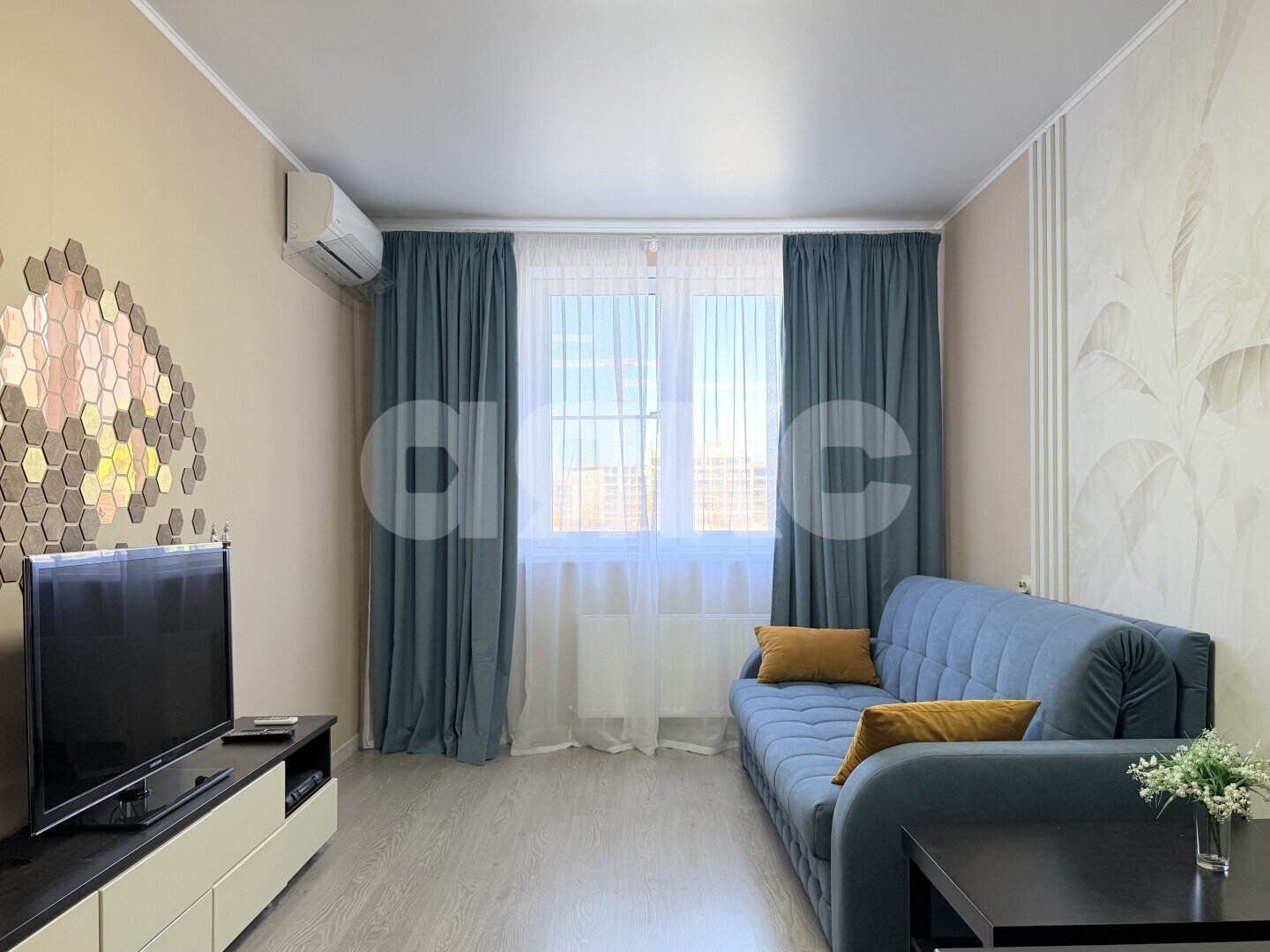 Фото №1: 1-комнатная квартира <span class="whitespace-nowrap">45 м²</span>, <span class="whitespace-nowrap">2/6 эт.</span> - Анапа, мкр. ЖК Бельведер, ул. Таманская, 121к6