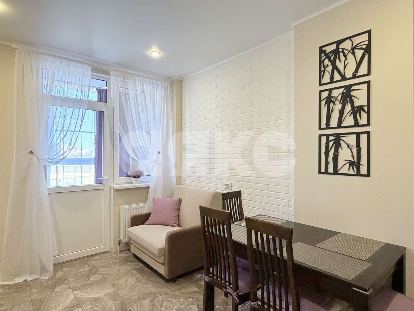 Фото №4: 1-комнатная квартира <span class="whitespace-nowrap">45 м²</span>, <span class="whitespace-nowrap">2/6 эт.</span> - Анапа, мкр. ЖК Бельведер, ул. Таманская, 121к6