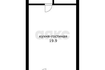 Фото №1: Студия <span class="whitespace-nowrap">27 м²</span>, <span class="whitespace-nowrap">1/4 эт.</span> - Знаменский, мкр. Карасунский внутригородской округ, ул. Берёзовая, 1