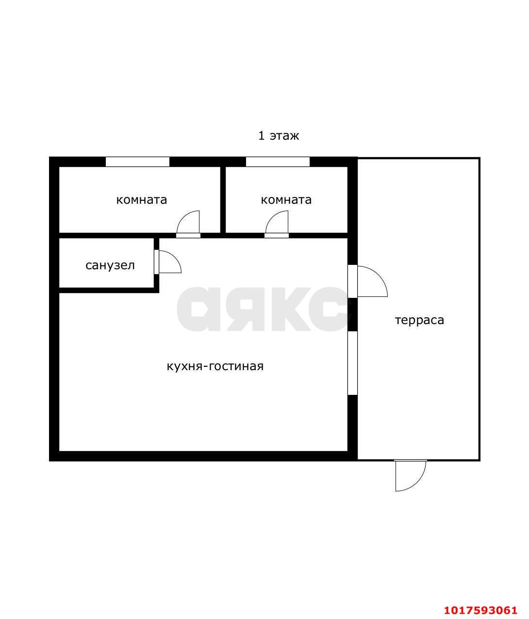 Фото №20: Дом <span class="whitespace-nowrap">65 м²</span> <span class="whitespace-nowrap">+ 4 сот.</span>, <span class="whitespace-nowrap">2 эт.</span> - Елизаветинская, Прикубанский внутригородской округ, мкр. СНТ Фруктовый, ул. Ягодная, 497