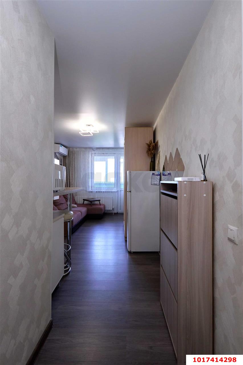 Фото №7: Студия <span class="whitespace-nowrap">25 м²</span>, <span class="whitespace-nowrap">7/8 эт.</span> - Краснодар, Прикубанский внутригородской округ, отделение № 2 Агрофирмы Солнечная, мкр. жилой комплекс Движение, ул. Западный Обход, 38/1к2