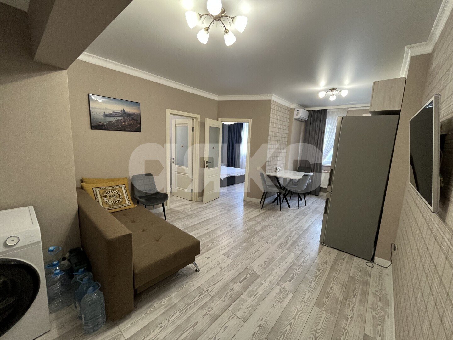 Фото №6: 2-комнатная квартира <span class="whitespace-nowrap">51 м²</span>, <span class="whitespace-nowrap">1/18 эт.</span> - Анапа, мкр. 12-й, 36А