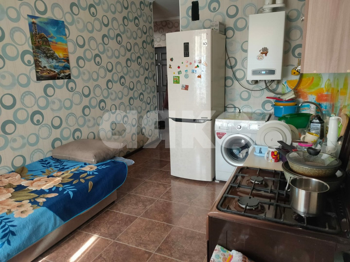 Фото №5: 1-комнатная квартира <span class="whitespace-nowrap">46 м²</span>, <span class="whitespace-nowrap">8/13 эт.</span> - Анапа, ЖК Лазурный, мкр. Алексеевка, ул. Лазурная, 10к1