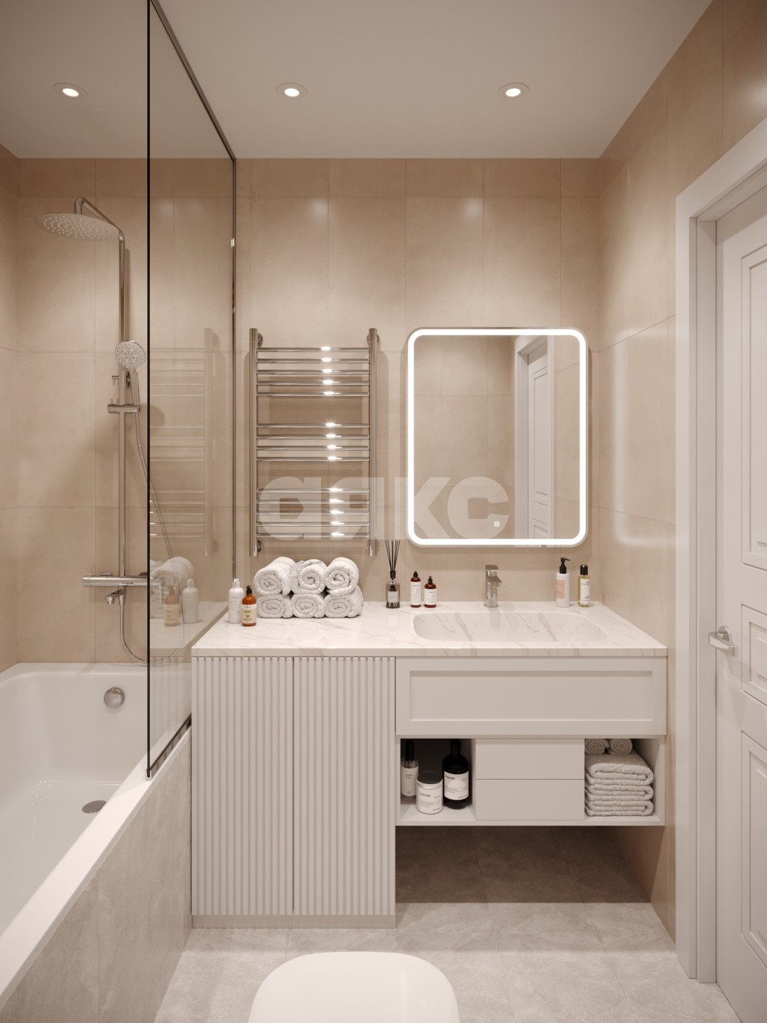 Фото №41: Апартаменты <span class="whitespace-nowrap">53 м²</span>, <span class="whitespace-nowrap">4/10 эт.</span> - Анапа, мкр. территория Отельный Комплекс Сан Гарден Хотел Энд СПА