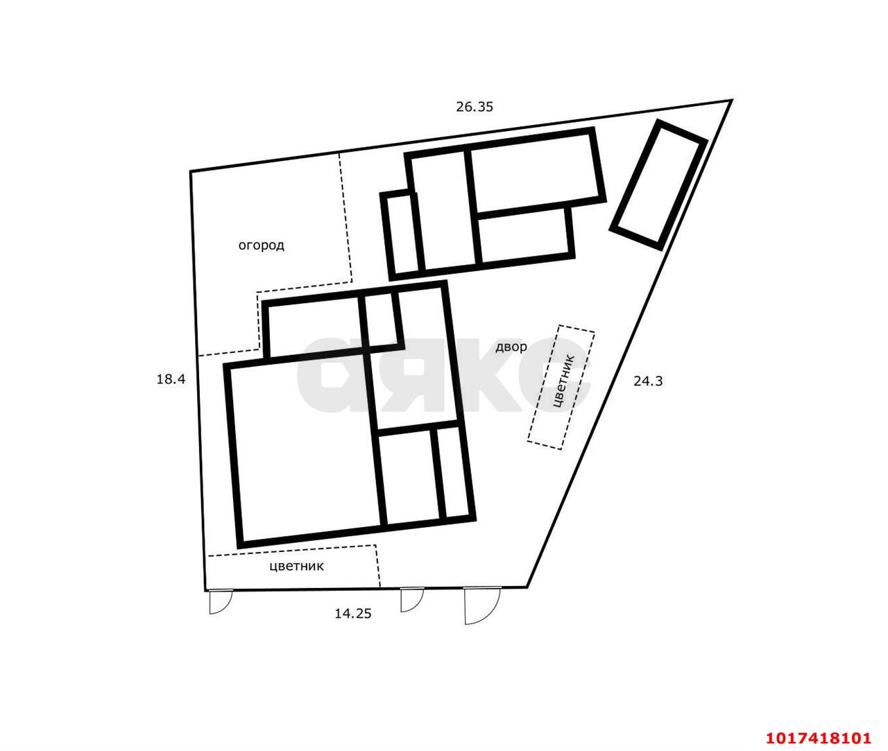 Фото №11: Дом <span class="whitespace-nowrap">64 м²</span> <span class="whitespace-nowrap">+ 4.07 сот.</span>, <span class="whitespace-nowrap">1 эт.</span> - Краснодар, Центральный внутригородской округ, мкр. Дубинка, ул. КИМ, 111