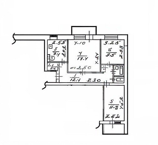 Фото №13: 3-комнатная квартира <span class="whitespace-nowrap">64 м²</span>, <span class="whitespace-nowrap">3/9 эт.</span> - Мариуполь, р. Жовтневый, пр-кт Металлургов, 129