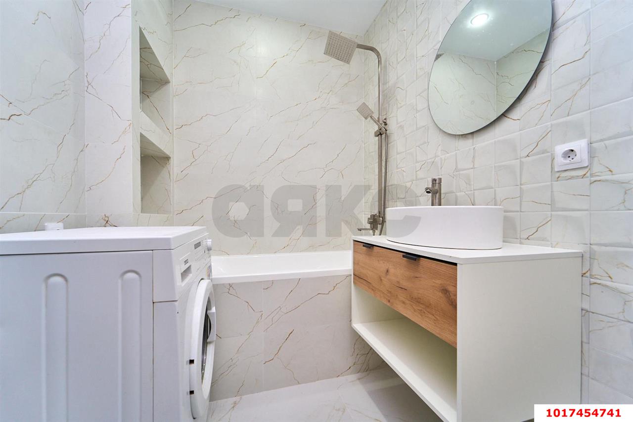 Фото №6: 1-комнатная квартира <span class="whitespace-nowrap">42 м²</span>, <span class="whitespace-nowrap">16/16 эт.</span> - Краснодар, Прикубанский внутригородской округ, мкр. Завод Измерительных Приборов, ул. имени 40-летия Победы, 33/10