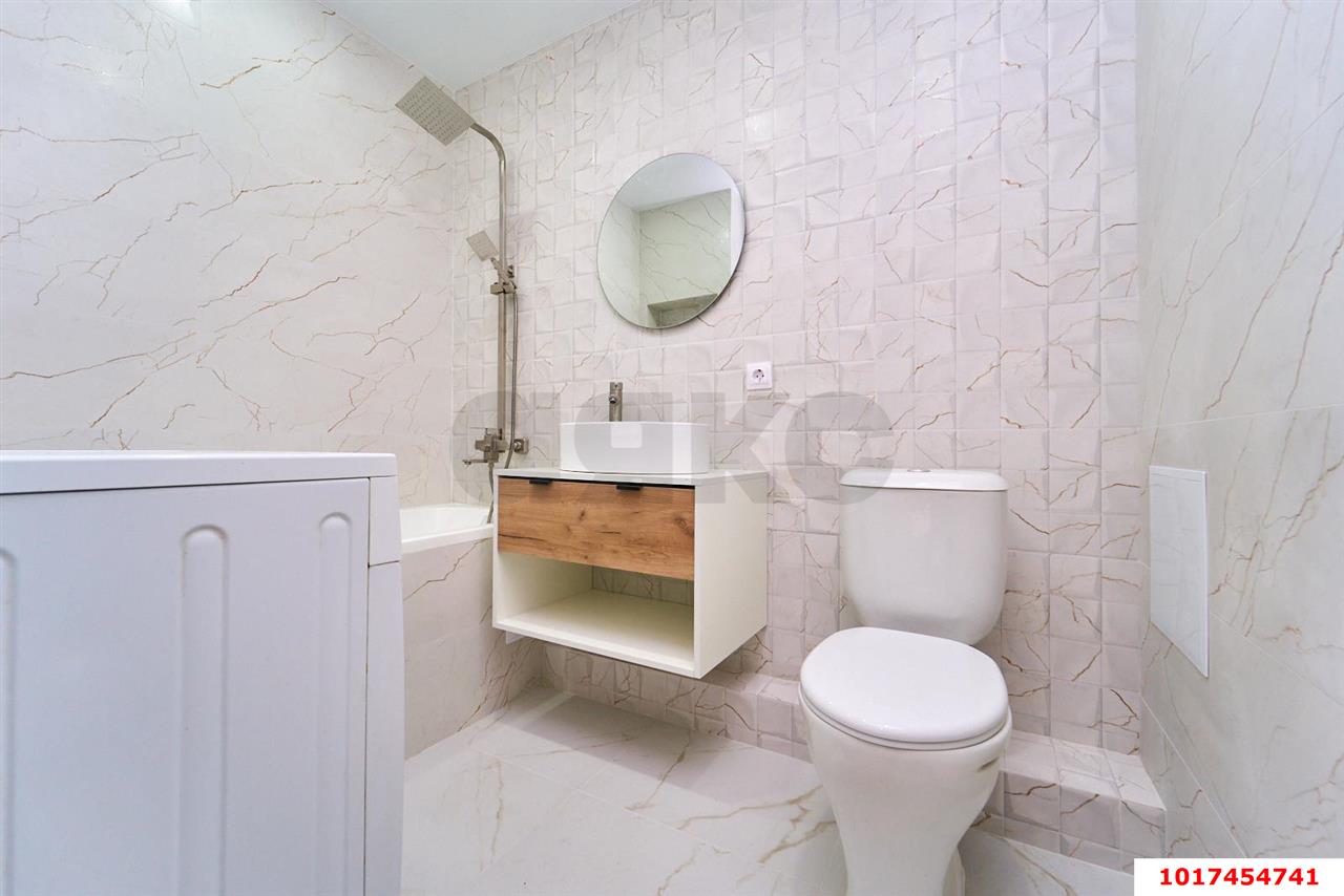 Фото №5: 1-комнатная квартира <span class="whitespace-nowrap">42 м²</span>, <span class="whitespace-nowrap">16/16 эт.</span> - Краснодар, Прикубанский внутригородской округ, мкр. Завод Измерительных Приборов, ул. имени 40-летия Победы, 33/10