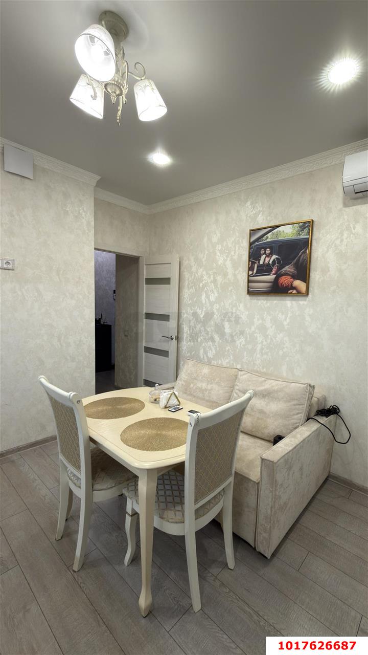 Фото №5: 1-комнатная квартира <span class="whitespace-nowrap">38 м²</span>, <span class="whitespace-nowrap">5/9 эт.</span> - Краснодар, Прикубанский внутригородской округ, мкр. ЖК Красная Площадь, ул. Конгрессная, 23