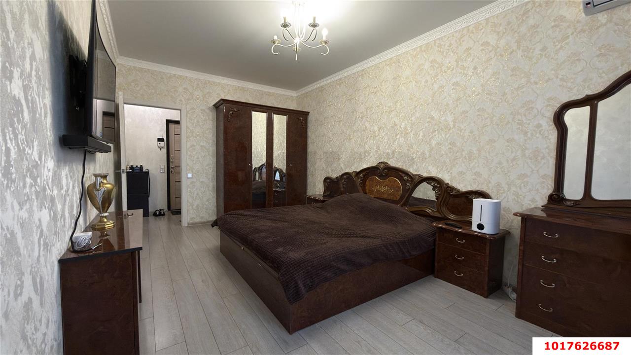 Фото №2: 1-комнатная квартира <span class="whitespace-nowrap">38 м²</span>, <span class="whitespace-nowrap">5/9 эт.</span> - Краснодар, Прикубанский внутригородской округ, мкр. ЖК Красная Площадь, ул. Конгрессная, 23