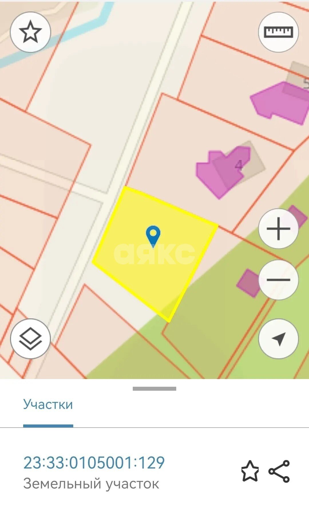Фото №4: Земельный участок под ИЖС <span class="whitespace-nowrap">9 сот.</span> - Пляхо, мкр. Широкая Щель