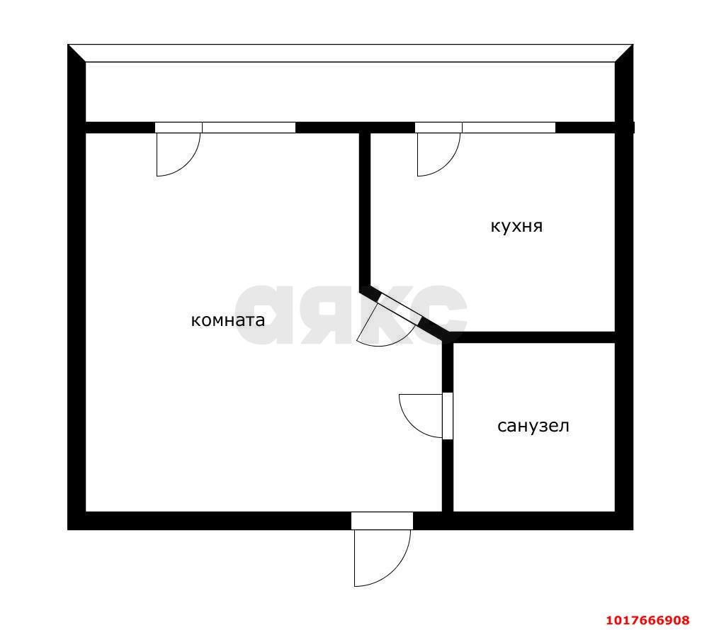 Фото №16: 1-комнатная квартира <span class="whitespace-nowrap">38 м²</span>, <span class="whitespace-nowrap">14/17 эт.</span> - Краснодар, Прикубанский внутригородской округ, Музыкальный, мкр. ЖК Светлый, ул. Московская, 144к1