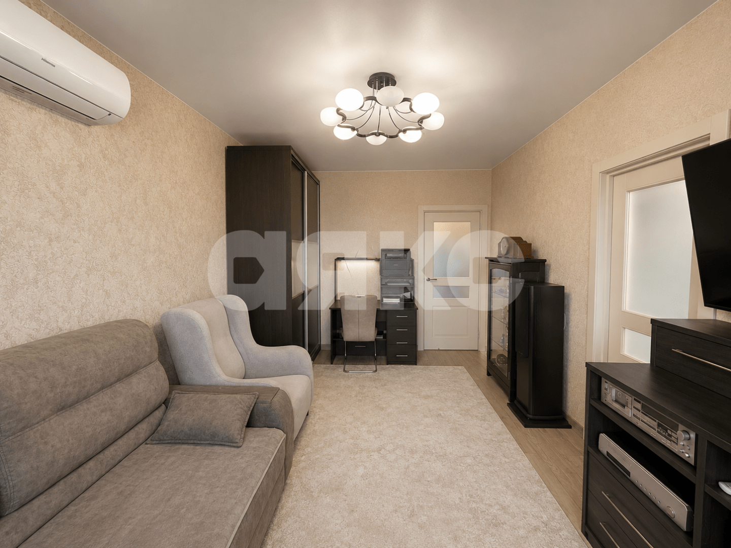 Фото №11: 2-комнатная квартира <span class="whitespace-nowrap">59 м²</span>, <span class="whitespace-nowrap">15/15 эт.</span> - Раменское, Северный, мкр. ЖК Десятка, ул. Молодёжная, 28