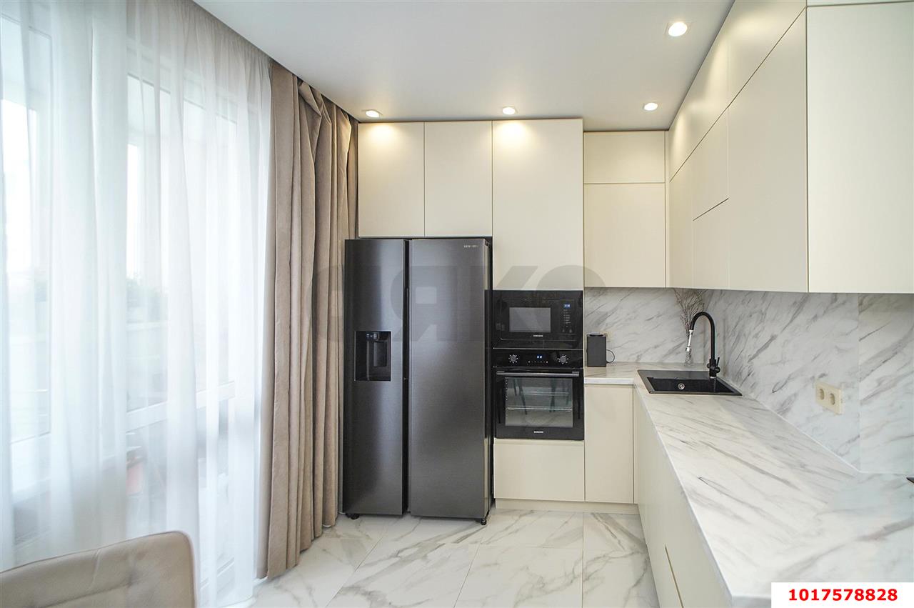 Фото №5: 1-комнатная квартира <span class="whitespace-nowrap">45 м²</span>, <span class="whitespace-nowrap">14/18 эт.</span> - Краснодар, Прикубанский внутригородской округ, Панорама, мкр. ЖК Гарантия, ул. Восточно-Кругликовская, 42/3к2